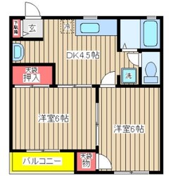 リバティープラザ Aの物件間取画像